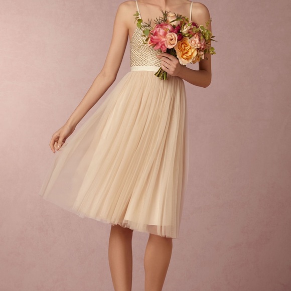 Needle & Thread Size US 8 Coppelia Ballet Dress Beaded Tulle Anthropology BHLDN - Picture 5 of 6